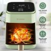 2 Quart Air Fryer, Digital Touchscreen with 8 Presets, ETL Certified Small Compact Air Fryers Oven Oilless Cooker for Quick Healthy Meals