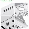 36 inch Built-In/Insert Range Hood 800CFM Kitchen Stove Vent 3-Speed w/LEDs