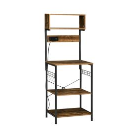 Multi-Tier Kitchen Storage & Organization Bakers Rack (Color: As pic show, Type: Style C)