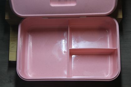 Microwave Safe - Bento Box (Color: Pink)