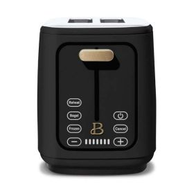 2 Slice Toaster with Touch-Activated Display, Black Sesame by Drew Barrymore (Color: Black)