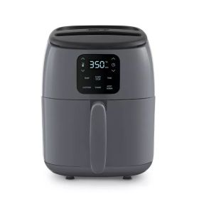 2.6qt Express Digital Tasti-Crisp Nonstick Air Fryer (Color: gray)