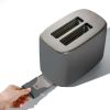 2 Slice Toaster with Touch-Activated Display, Black Sesame by Drew Barrymore