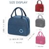 1pc Insulated Lunch Bag; Insulation Bento Pack; Aluminum Foil Rice Bag; Meal Pack; Ice Pack; Student Bento Lunch Handbag; Insulation Bag; Lunch Box Ba