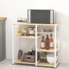 3-Tier Kitchen storage shelf;  Baker's Rack ; Microwave Stand with Storage for Kitchen Dining Room Living room