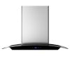 30 inch Wall Mounted Range Hood 700CFM Tempered Glass Touch Panel Control Vented LEDs