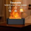 Flame Essential Oil Diffusers, Upgrade 7 Colour Lights Aromatherapy Diffuser, Oil Diffuser, Air Humidifier, Aroma Diffusers For Home, Bedroom, Office,