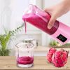 1pc 380ML Portable Blender With 6 Blades Rechargeable USB ; Personal Size Blender For Shakes And Smoothies; Traveling Fruit Veggie Juicer Cup